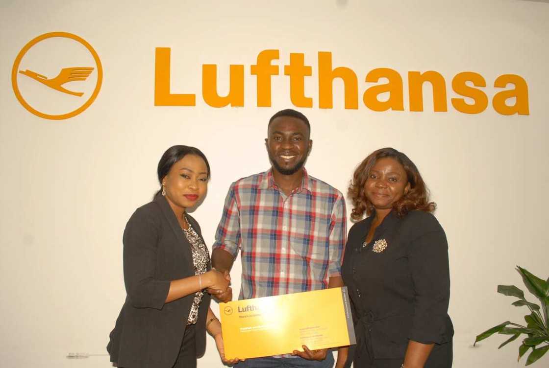 Sports journalist Bolarinwa Olajide (@iambolar) emerges winner of the #FlyLufthansaToRussia contest