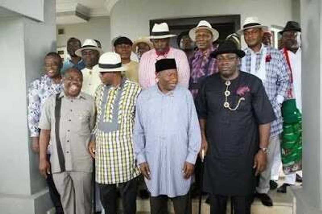 PDP Governors Visit Jonathan PDP Governors Visit Jonathan