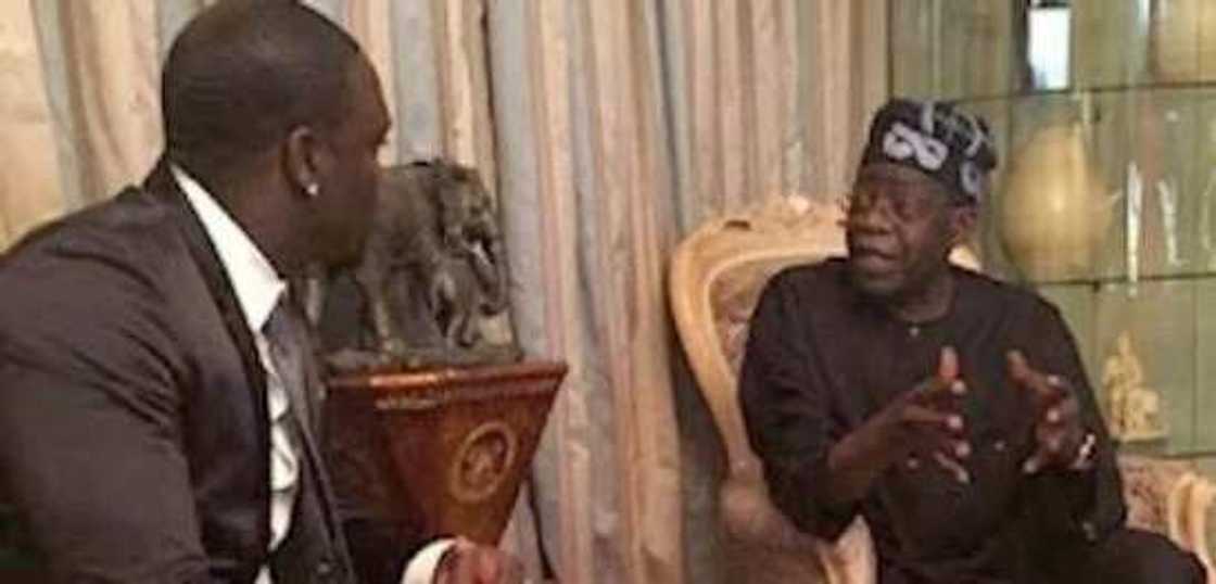 PHOTOS: Akon Meets Tinubu At His Residence