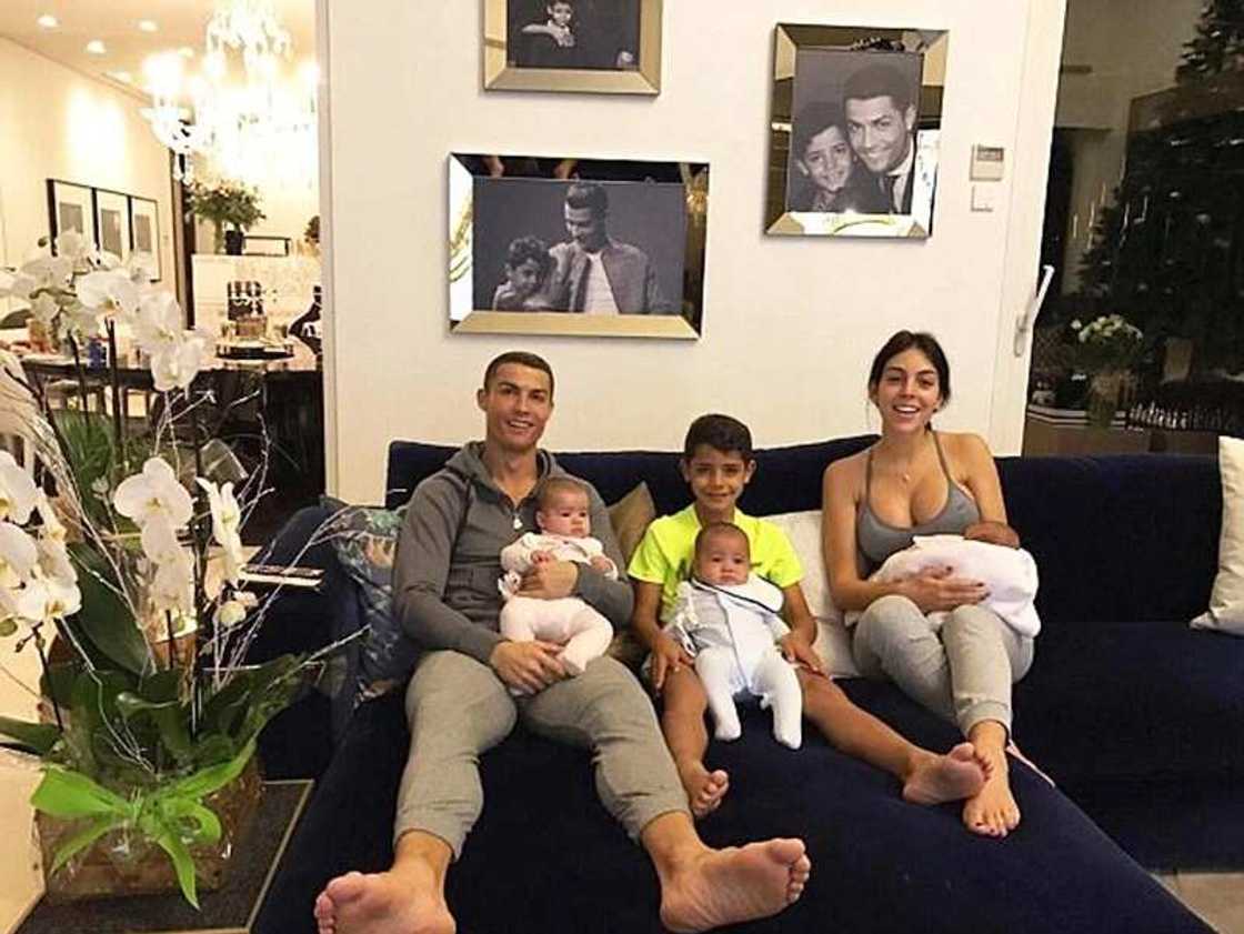 Ronaldo and his family Ronaldo and his family