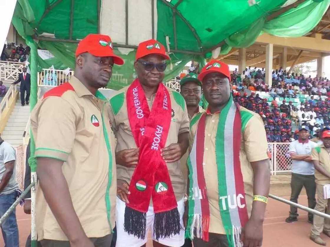 Labour confers Fayose with new title (photos) Labour confers Fayose with new title (photos)