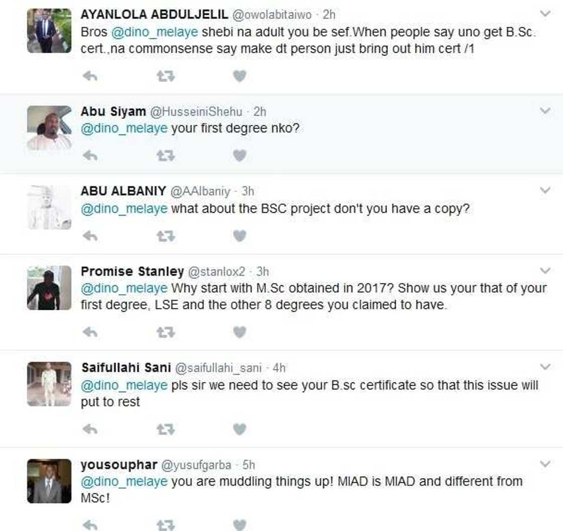 Dino Melaye shares picture of his MSc Dino Melaye shares picture of his MSc