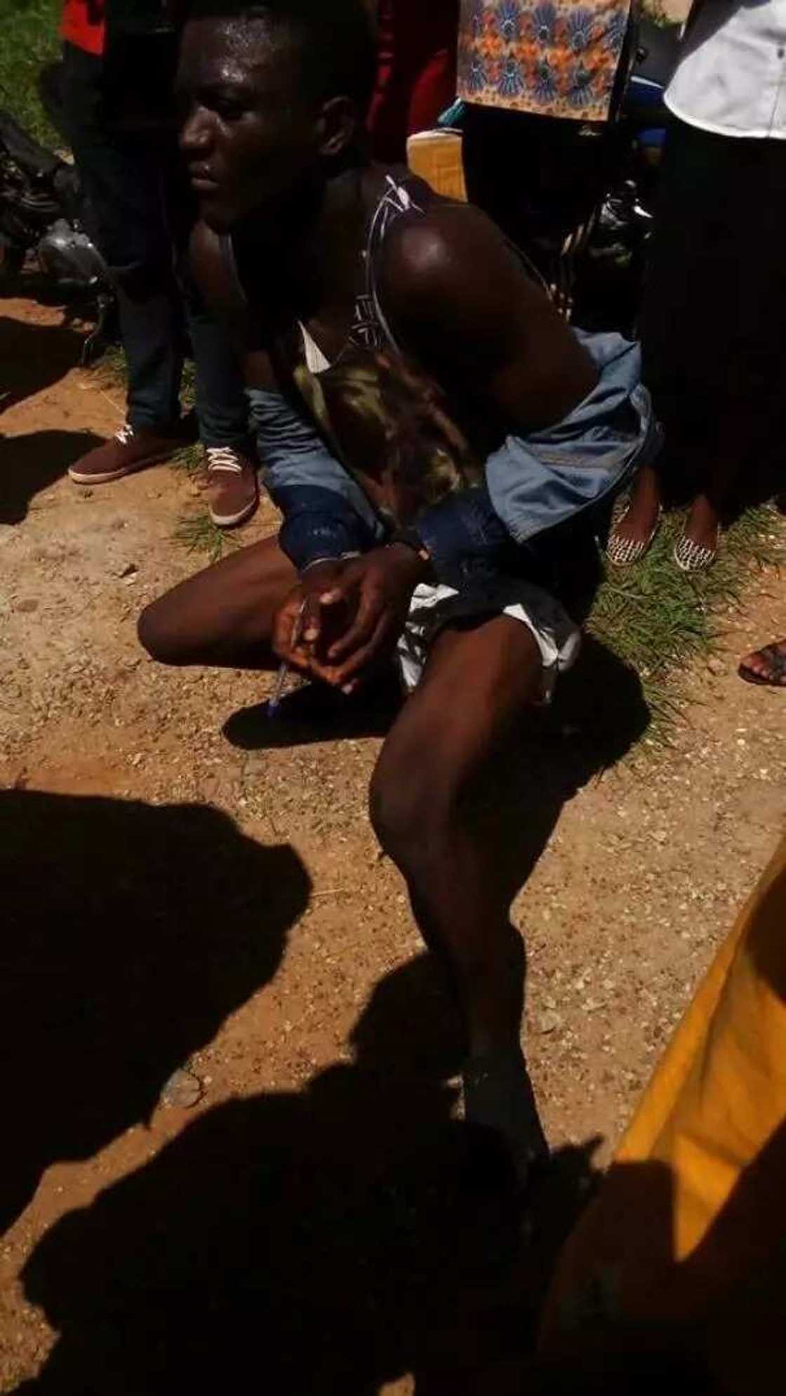 JAMB candidate arrested for stealing someone’s phone inside the examination hall (photos)