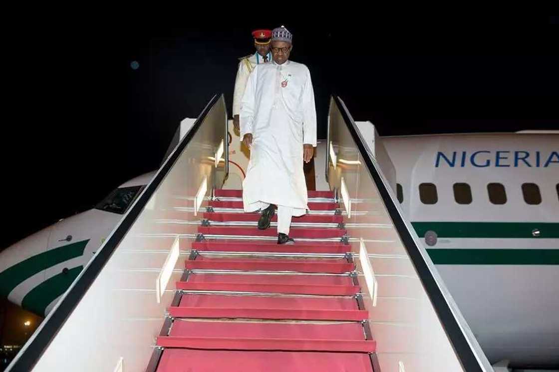 Muhammadu Buhari Returns From South Africa