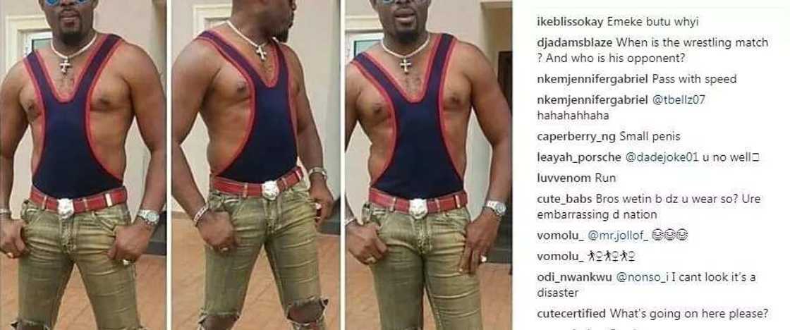 Nigerians react to the new photo of Nollywood actor Emeka Onyiocha