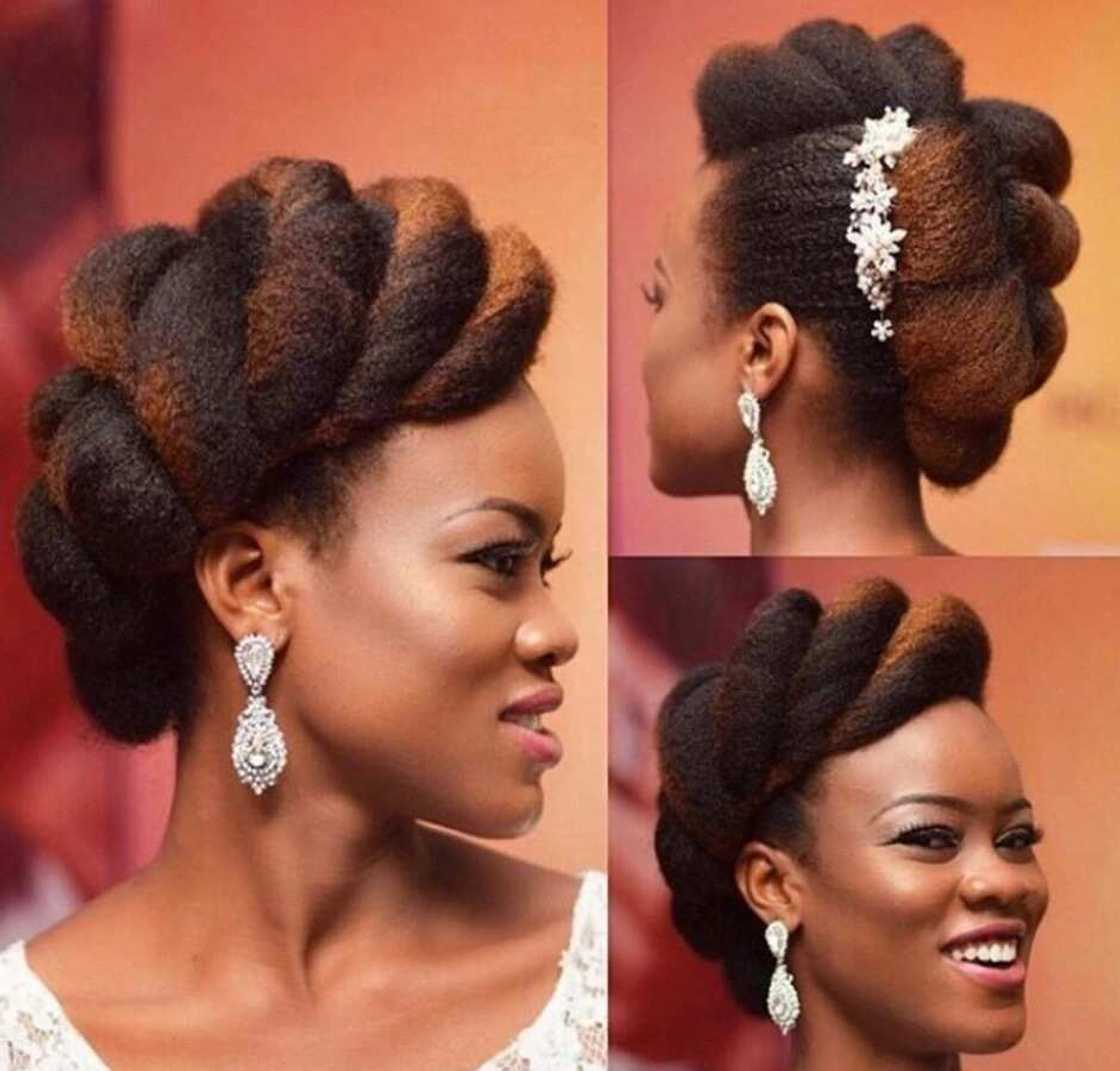 Latest Nigerian wedding hairstyles