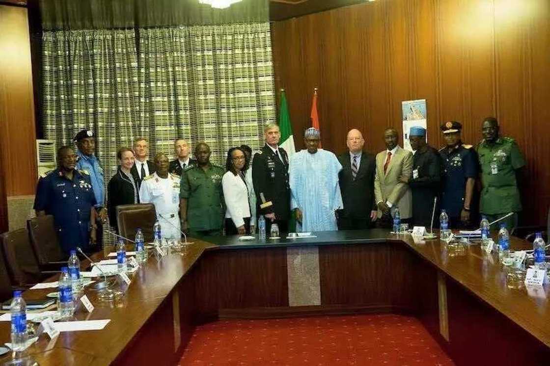 Buhari Meets With Commander Of US Africa Command Buhari Meets With Commander Of US Africa Command