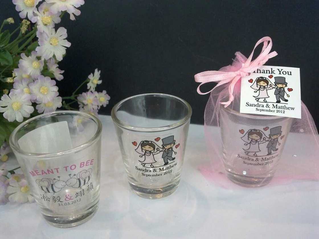 shot glasses