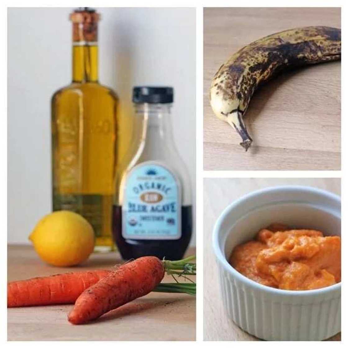 Carrot oil mask Carrot oil mask