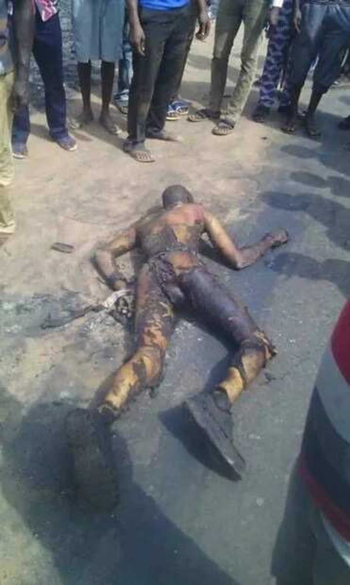 Graphic Photos: Anambra Gas Plant Explosion Kills Over 100