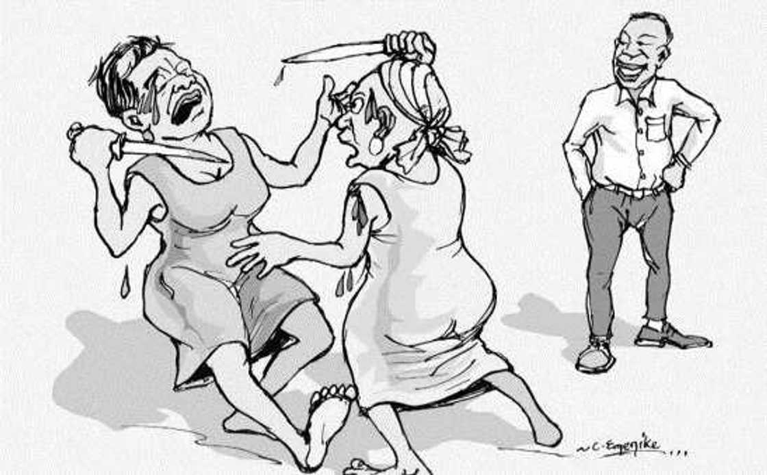 Wata mata ta banka ma wata mai ciki wuta Wata mata ta banka ma wata mai ciki wuta