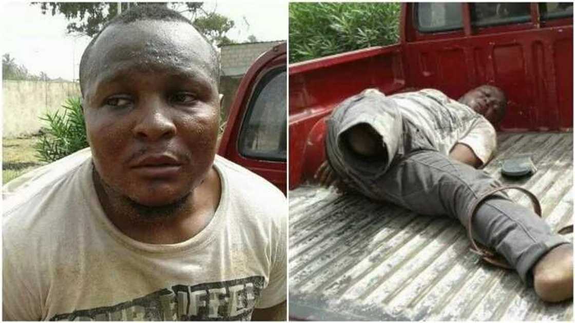 Gurgu ka fi mai ƙafa iya shege: An kama wani gawurtaccen ɗan fashi mai ƙafa ɗaya (Hotuna) Gurgu ka fi mai ƙafa iya shege: An kama wani gawurtaccen ɗan fashi mai ƙafa ɗaya (Hotuna)