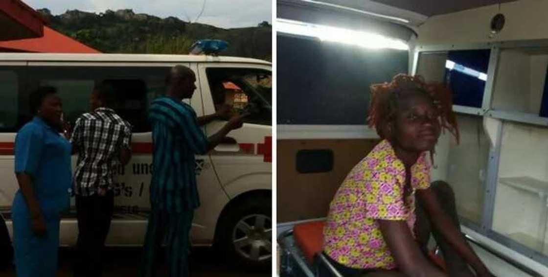 Mahaukaciya da ta haihu ta samu tallafi daga gwamnati (hotuna) Mahaukaciya da ta haihu ta samu tallafi daga gwamnati (hotuna)