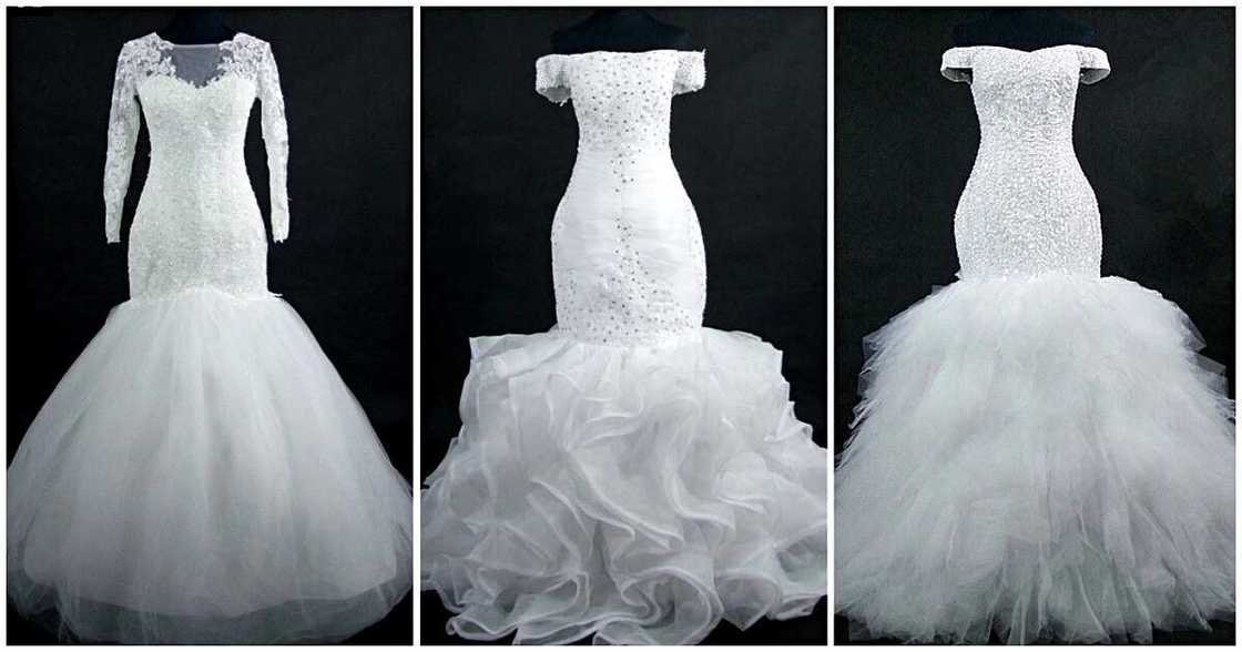 Beautiful mermaid wedding dresses aren`t the recent invention