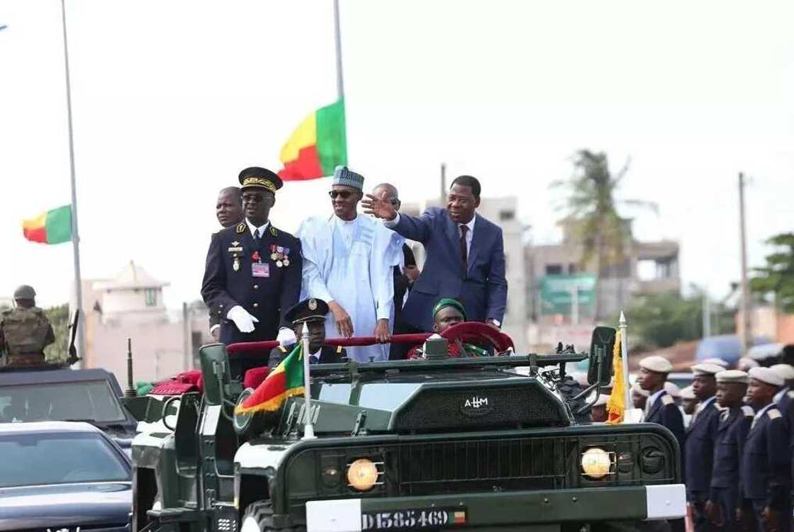 Buhari In Benin For Celebration Of Independence Day