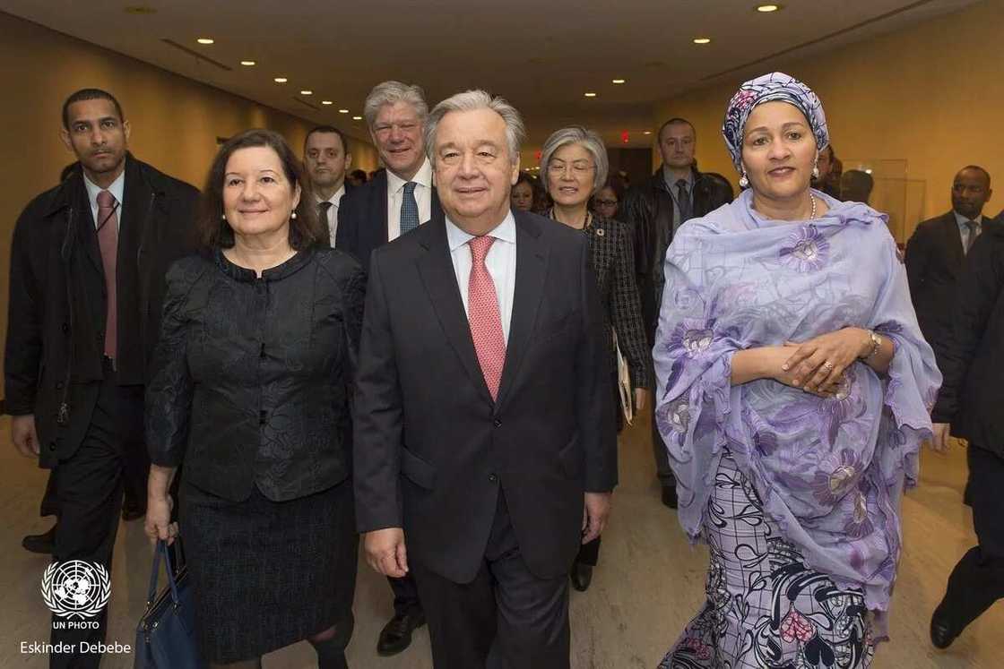 Former minister Amina Mohammed resumes duty at UN office Former minister Amina Mohammed resumes duty at UN office