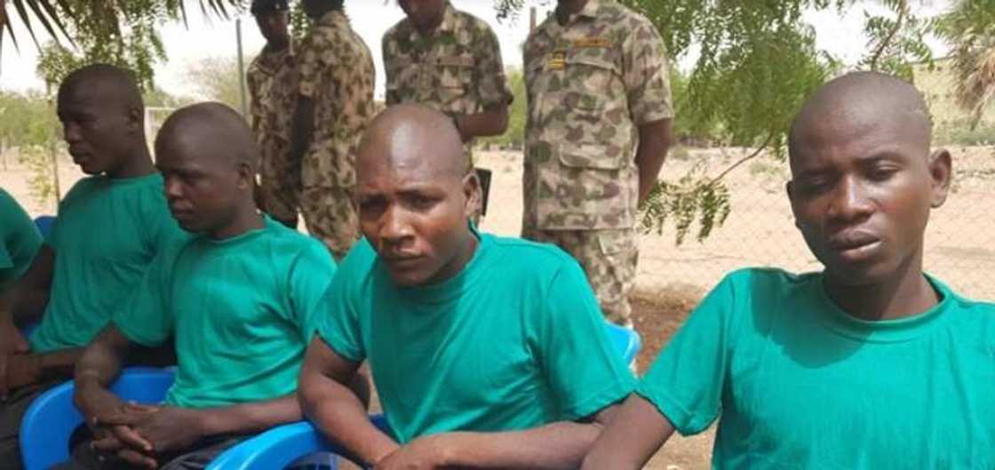 Some repentant Boko Haram mmebers Some repentant Boko Haram mmebers