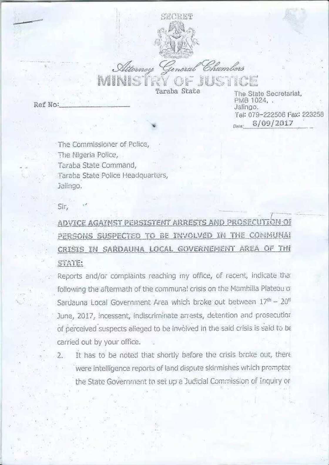 Da alamu Sarki Sanusi II ya fi Gwamnatin Jihar Taraba gaskiya a kan rikicin Mambila Da alamu Sarki Sanusi II ya fi Gwamnatin Jihar Taraba gaskiya a kan rikicin Mambila