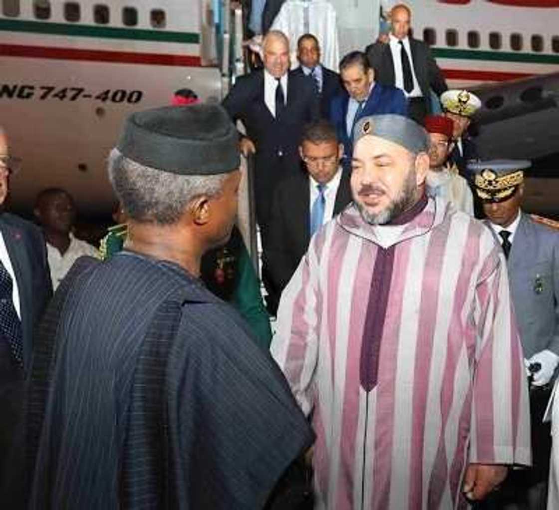 Sarki Mohammed VI na Morocco ya ziyarci Najeriya Sarki Mohammed VI na Morocco ya ziyarci Najeriya