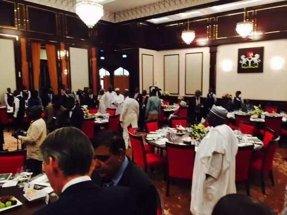 Buhari Receives First Guests At Aso Rock Buhari Receives First Guests At Aso Rock