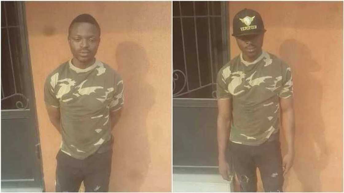 Sojojin sun kama wani sojan gona yayin da yake cin zalin jama’a a Legas (Hotuna) Sojojin sun kama wani sojan gona yayin da yake cin zalin jama’a a Legas (Hotuna)