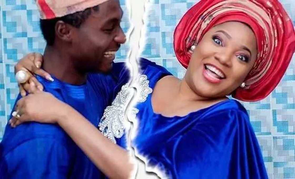 Actress Toyin Aimakhu and Adeniyi Johnson