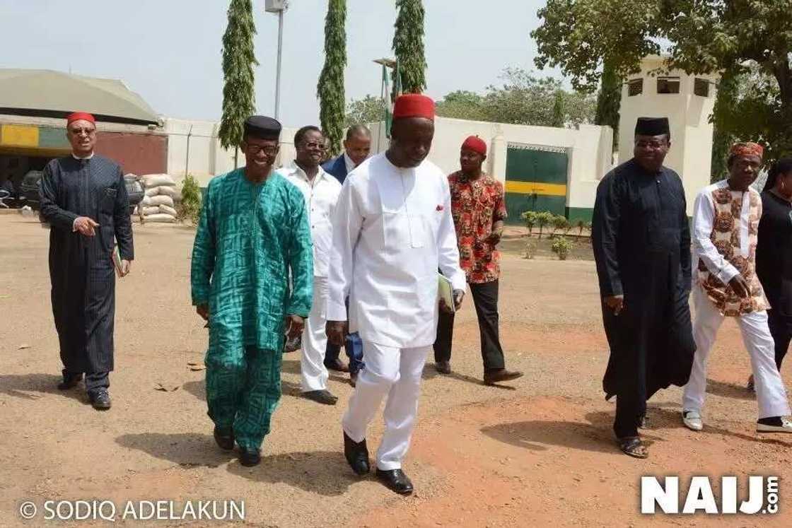 Soludo, Utomi six others visit Nnamdi Kanu in prison Soludo, Utomi six others visit Nnamdi Kanu in prison