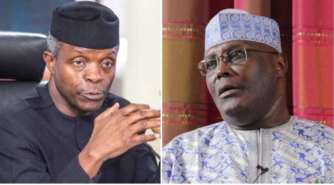 Sake fasalin kasa: Mataimakin shugaban kasa Osinbajo ya yiwa Atiku wankin babban bargo Sake fasalin kasa: Mataimakin shugaban kasa Osinbajo ya yiwa Atiku wankin babban bargo