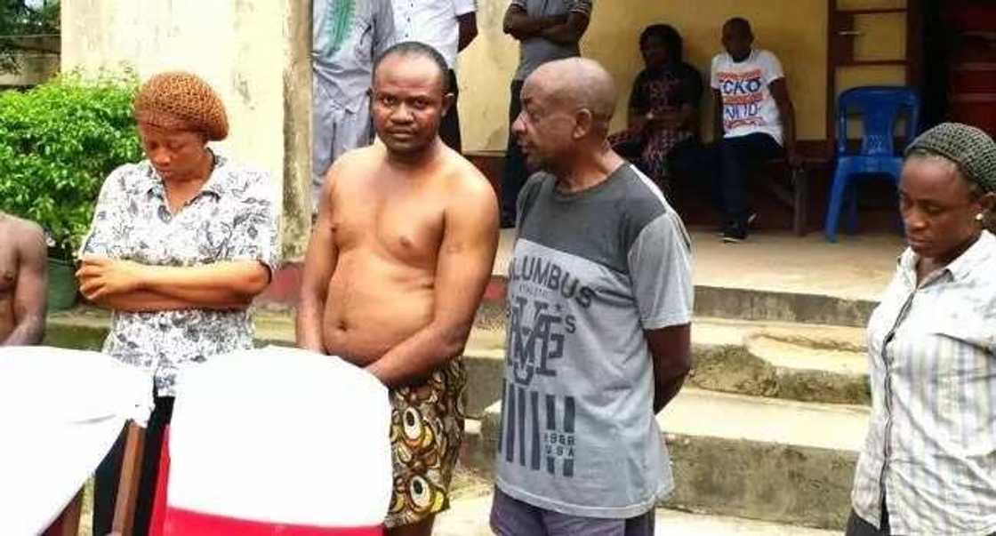 Police in Calabar parade pastor allegedly found with human heart Police in Calabar parade pastor allegedly found with human heart