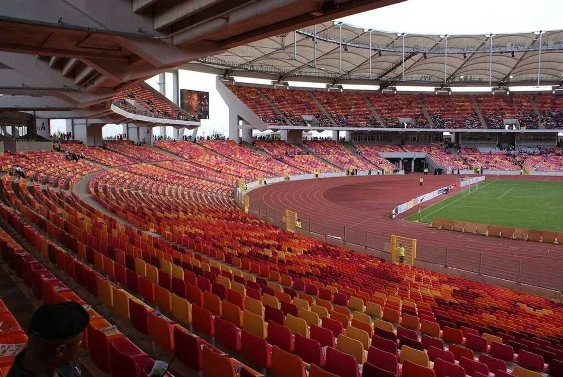 The beautiful football stadium consists of 60,491 spectator seats The beautiful football stadium consists of 60,491 spectator seats