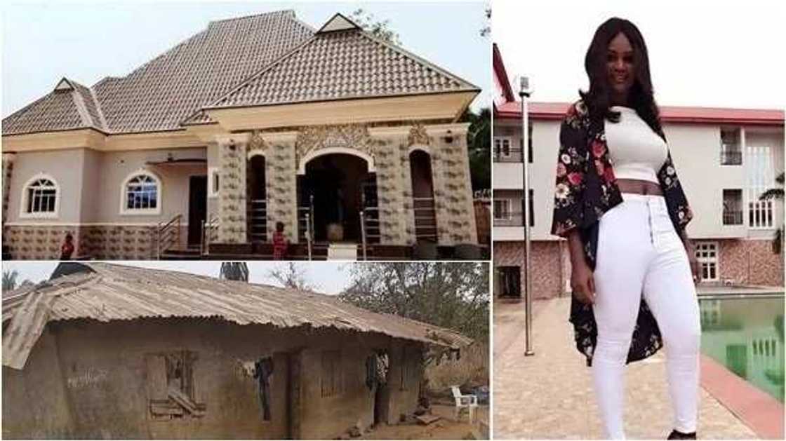 Actress Chizzy Alichi builds a mansion for her parents