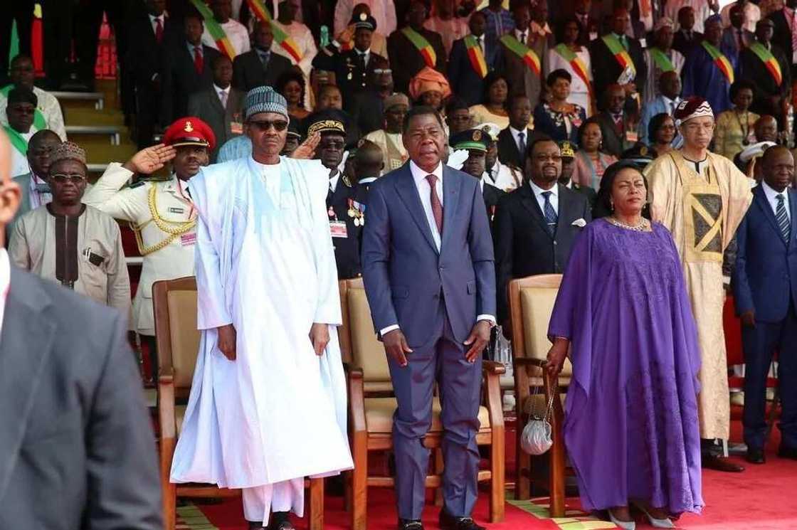 Buhari In Benin For Celebration Of Independence Day