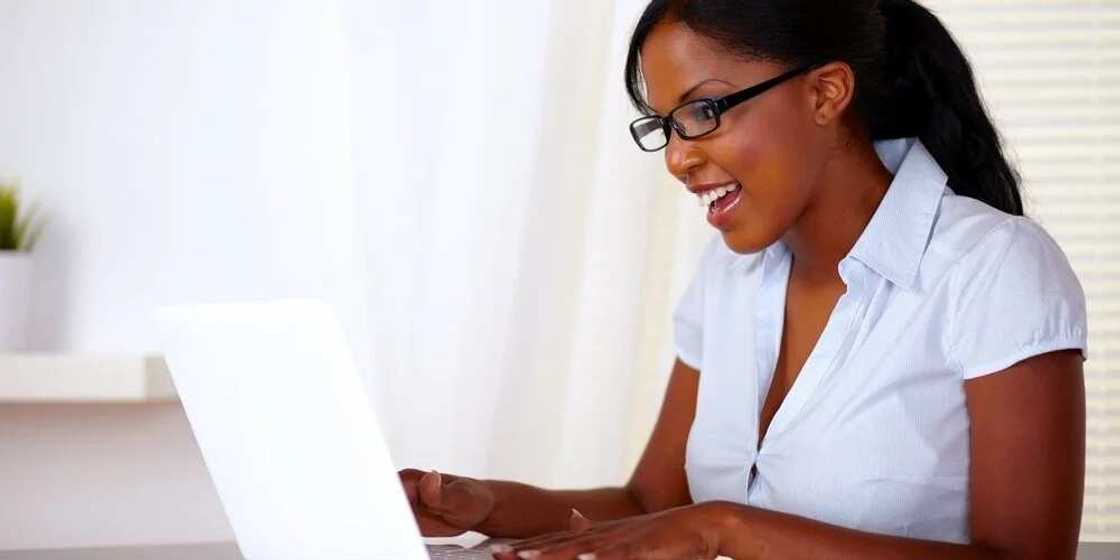 Girl on laptop Girl on laptop