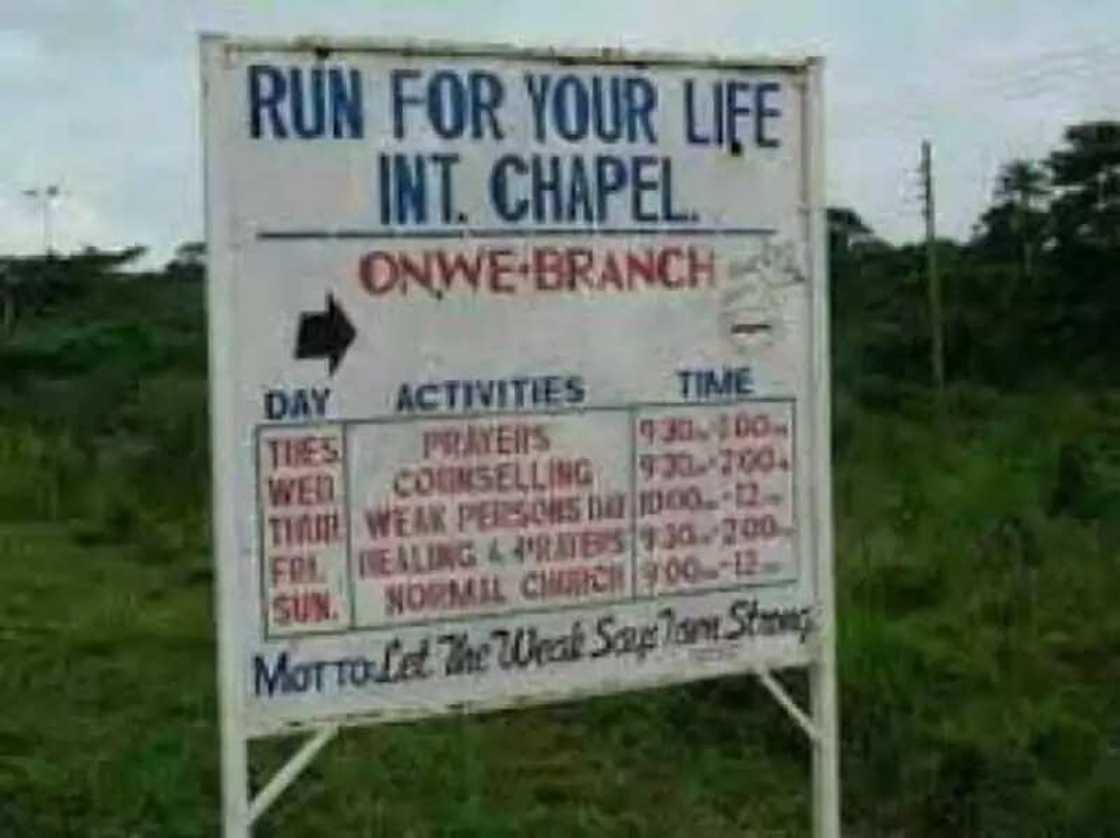 Church names that would make you laugh hard