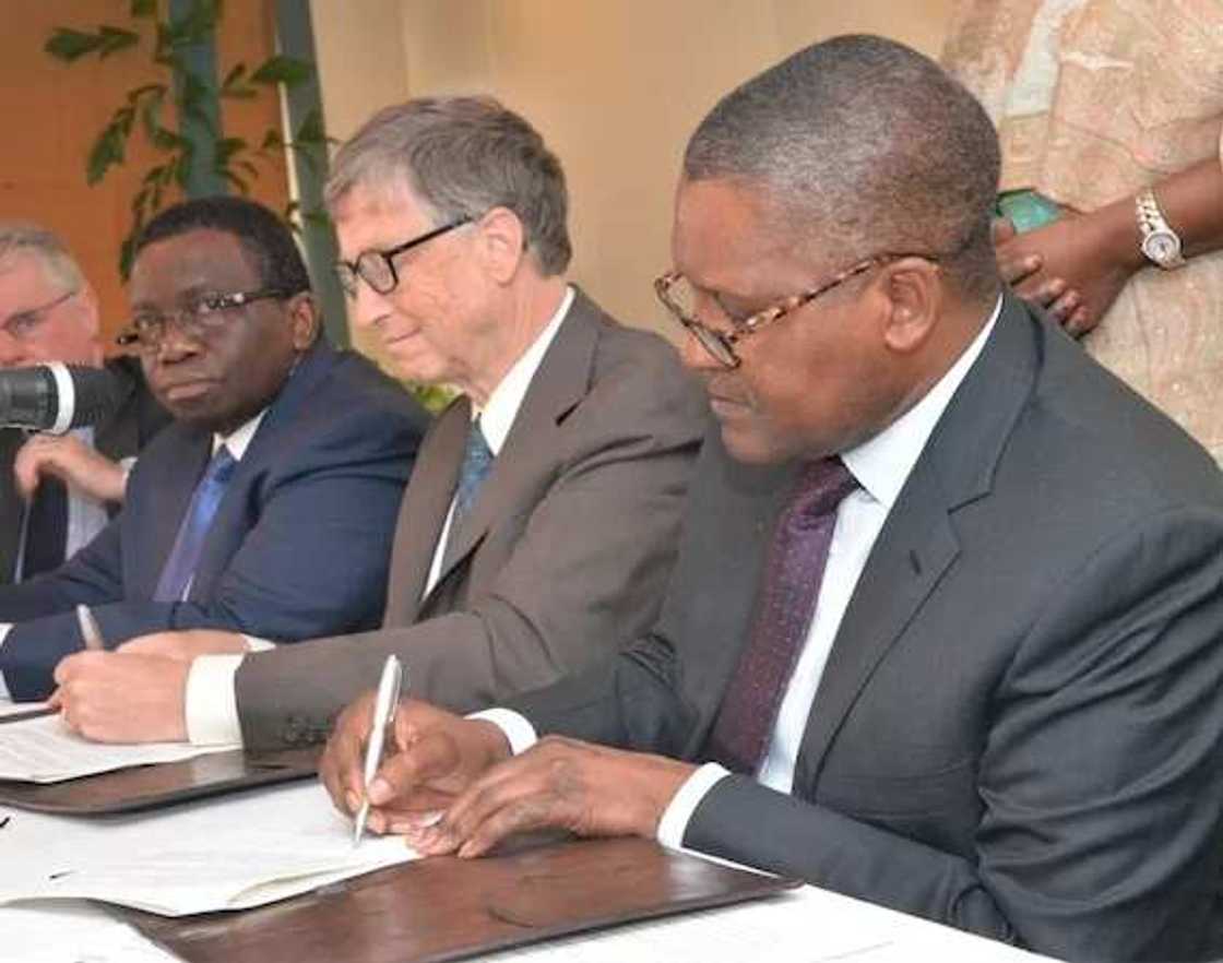Dangote, Bill Gates Pledge $100M To Malnutrition In Nigeria Dangote, Bill Gates Pledge $100M To Malnutrition In Nigeria