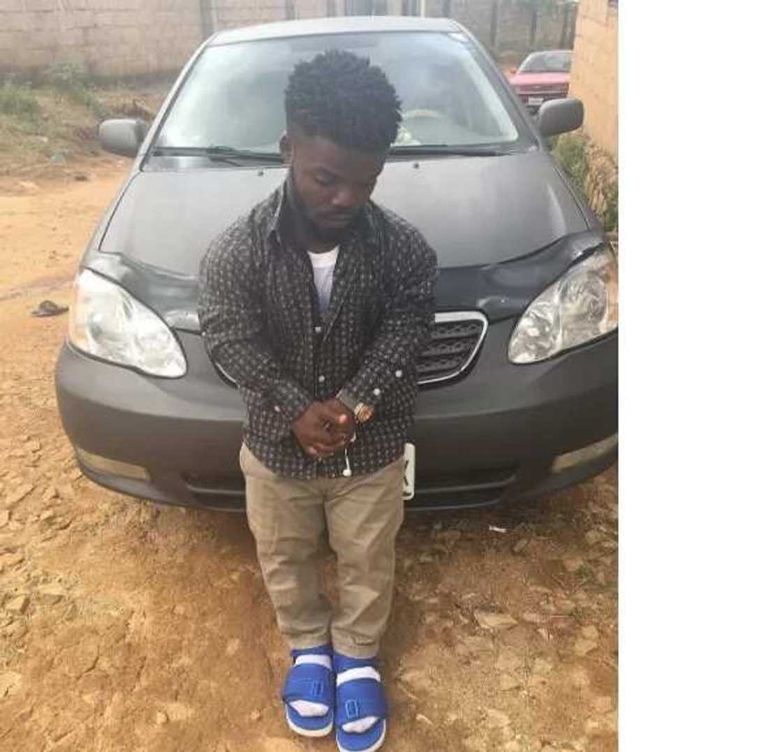 NYSC member meets his wife, buys his first car while serving NYSC member meets his wife, buys his first car while serving