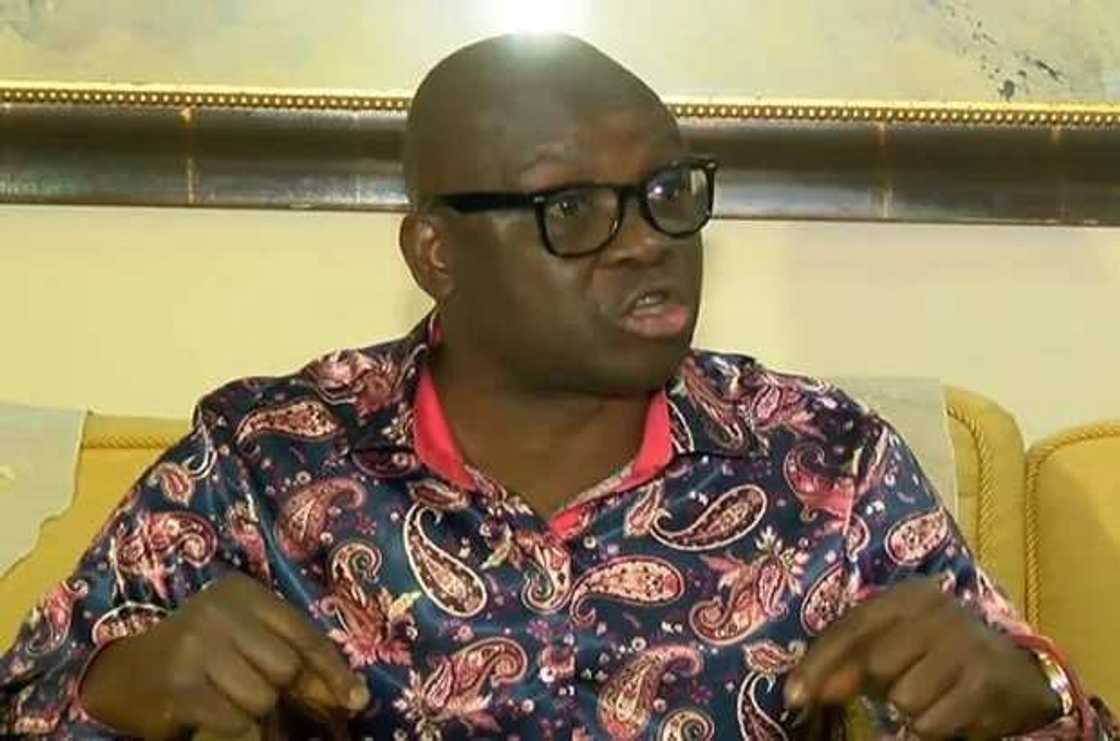 Obsanjo is corrupt – Fayose Obsanjo is corrupt – Fayose