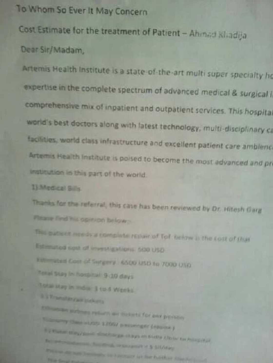 Khadija na bukatar taimakon ‘yan Najeriya da gaggawa (Hotuna) Khadija na bukatar taimakon ‘yan Najeriya da gaggawa (Hotuna)