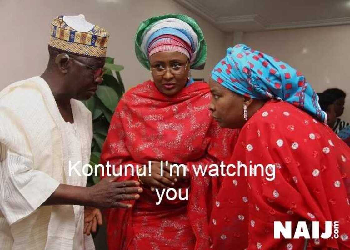 Photos of Aisha Buhari that depict the typical Nigerian mother Photos of Aisha Buhari that depict the typical Nigerian mother