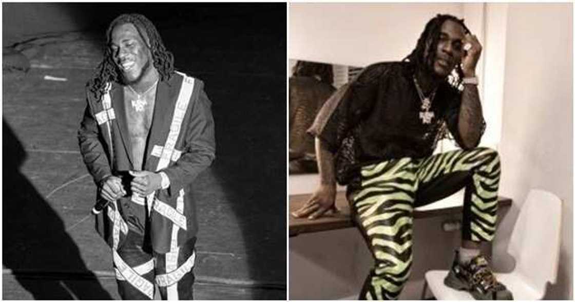 Massive Jubilation As Burna Boy’s Grammy-Award Plaque Finally Arrives His Lagos Mansion, Singer Is All Smiles Massive Jubilation As Burna Boy’s Grammy-Award Plaque Finally Arrives His Lagos Mansion, Singer Is All Smiles