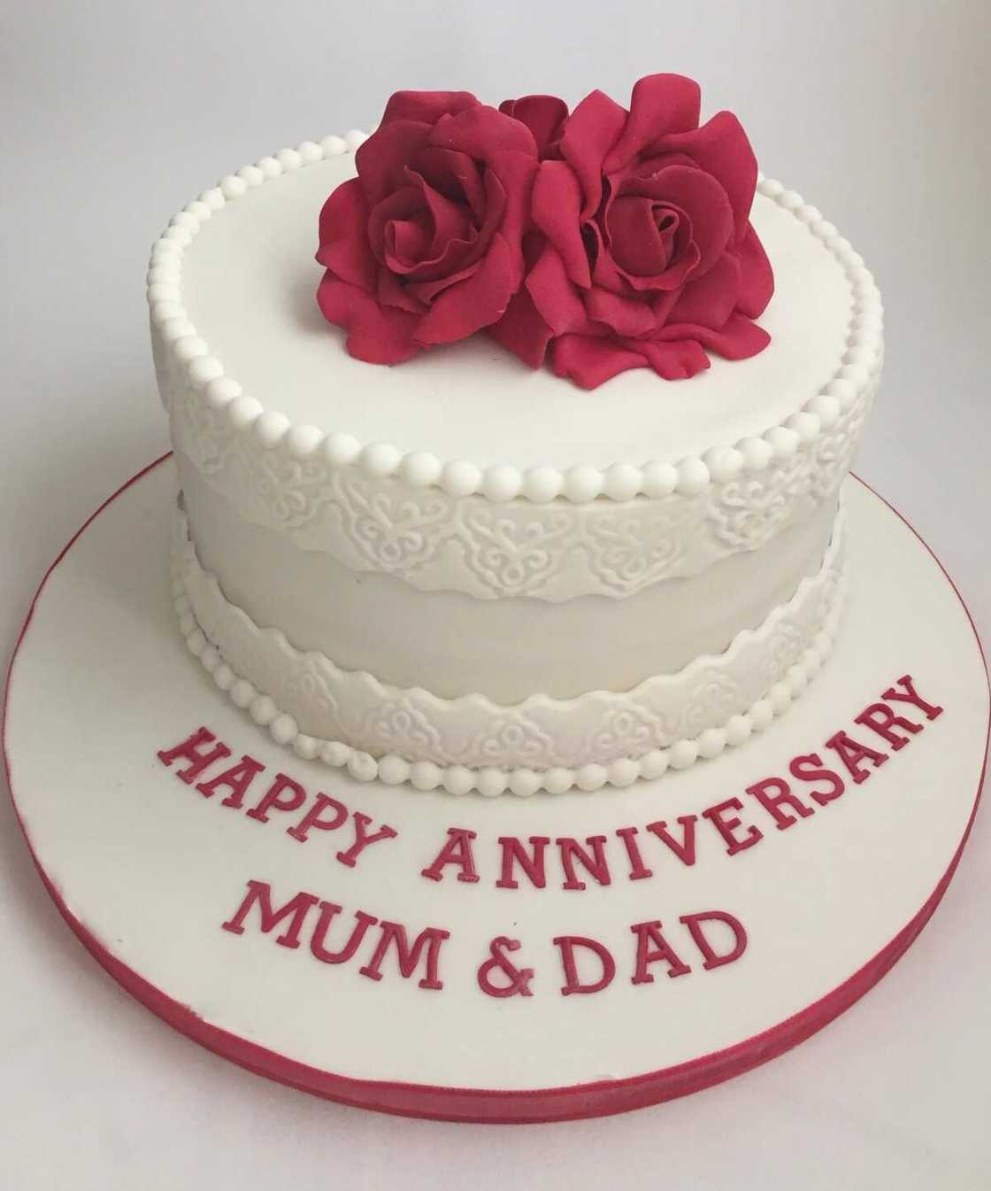 Wedding anniversary cake for mum and dad Wedding anniversary cake for mum and dad