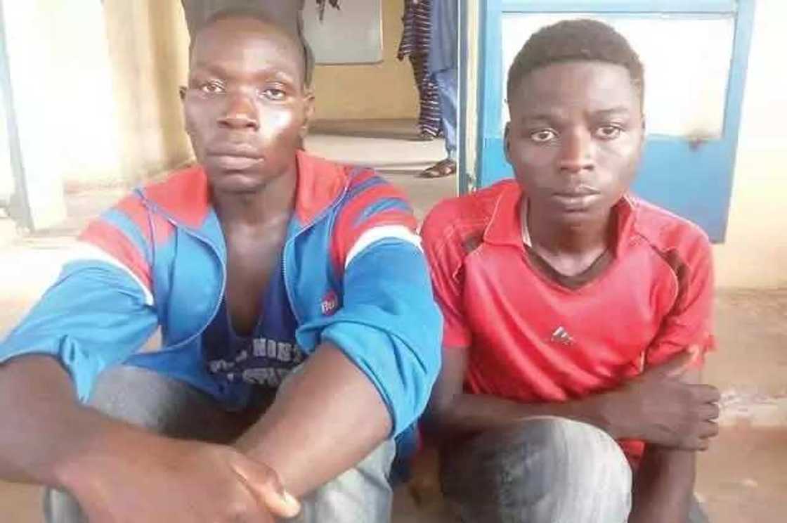 The suspects. Photo source: The Punch The suspects. Photo source: The Punch