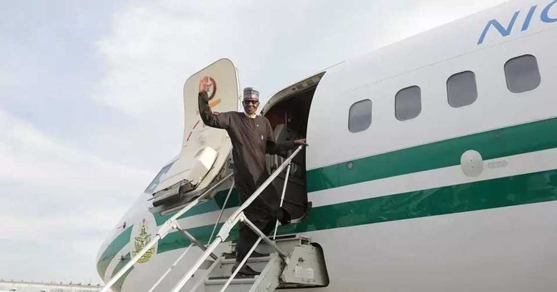 President Buhari jets to New York for medical appointment in London (photos)