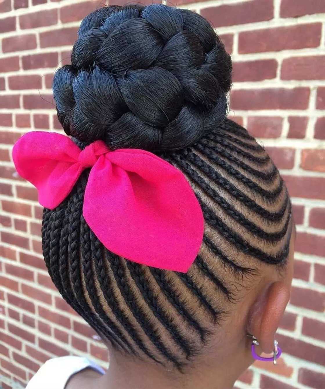Braided bun Braided bun