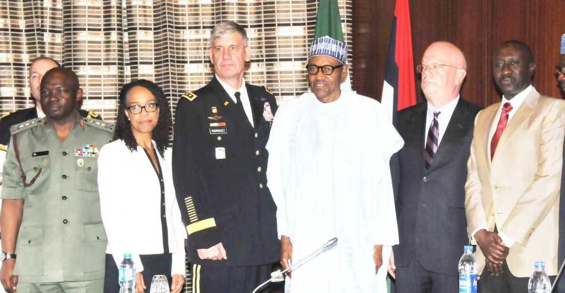 Buhari Meets With Commander Of US Africa Command Buhari Meets With Commander Of US Africa Command