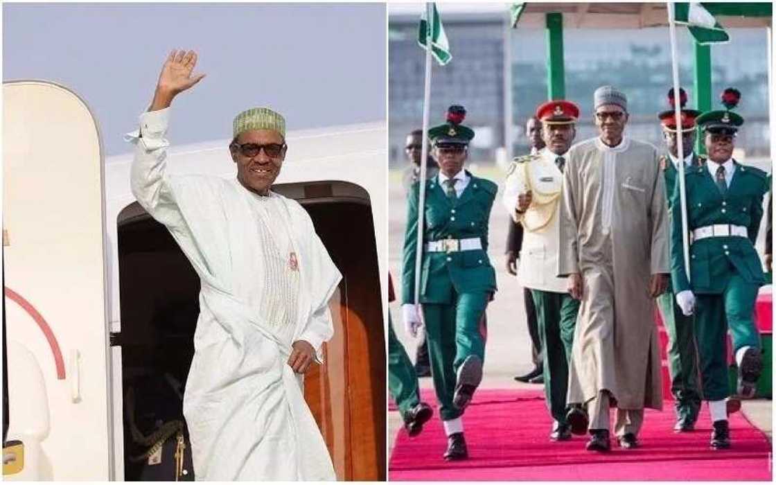 Shugaba Buhari ya dawo Najeriya bayan ziyarar aiki Birtaniya, Faransa da Afrika ta kudu