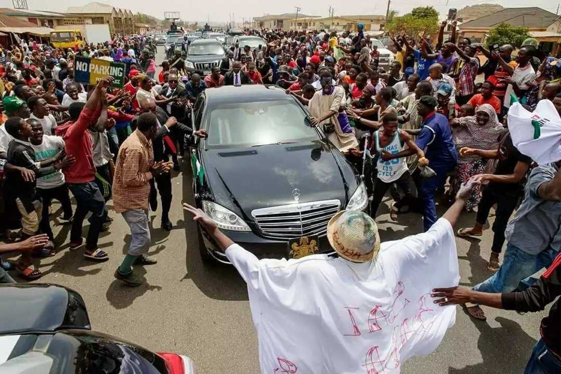 Yadda jama'a suka tarbi shugaba Buhari a jihar Plateau cikin hotuna