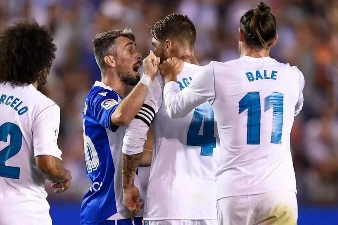 Sergio Ramos ne ya fi kowa shan jan kati a La-liga Sergio Ramos ne ya fi kowa shan jan kati a La-liga