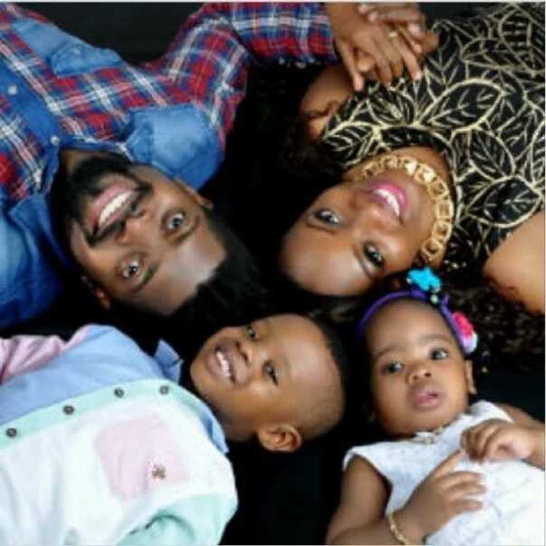 Elsie Okpocha and Basketmouth kids