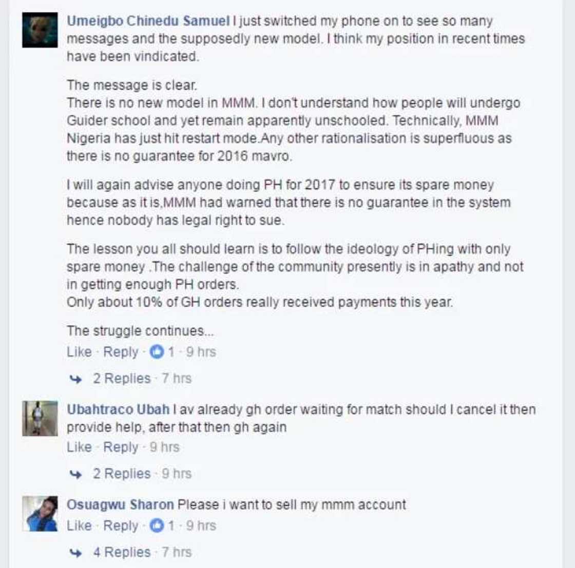 MMM is dead, old mavros gone